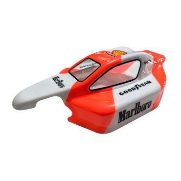 BOLHA PINTADA BK 7.5 MARLBORO LARANJA PARA BUGGY 1/8 INFERNO VE MP7.5 / 777 / GS / OFNA 9.5 LYNX LHP0685 PML2